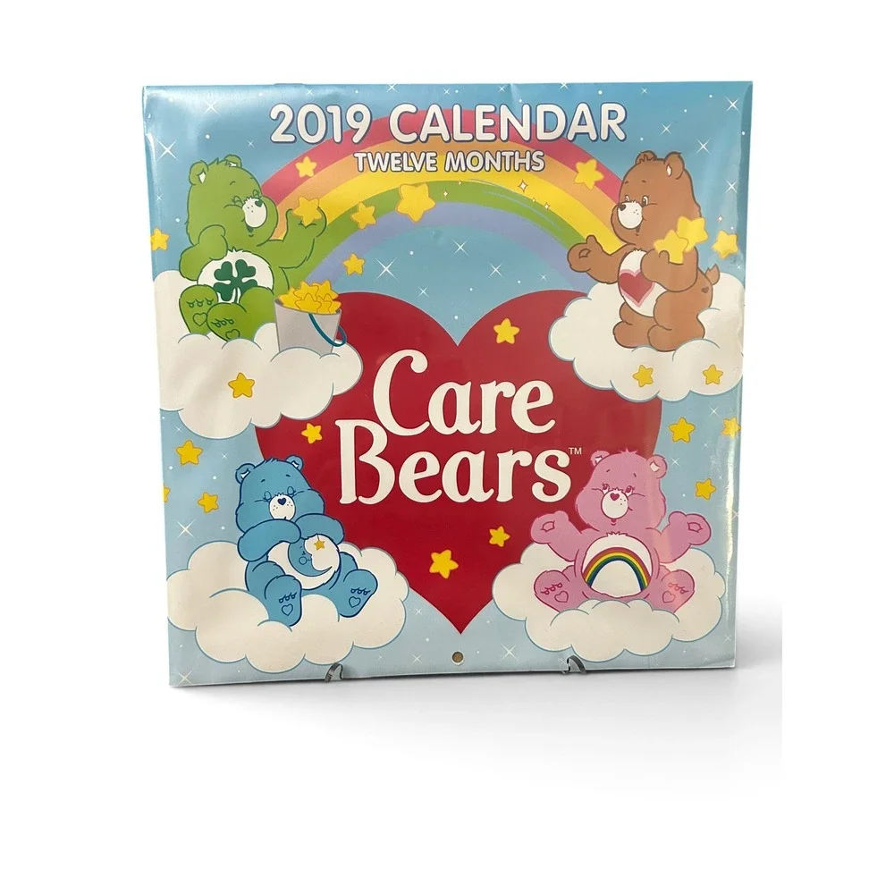 New Sealed 2019 Care Bears Twelve Months Wall Calendar Bendon American Greetings